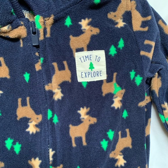 Just One You Carter’s Time to Explore fleece like one piece - 9 month - Picture 2 of 7